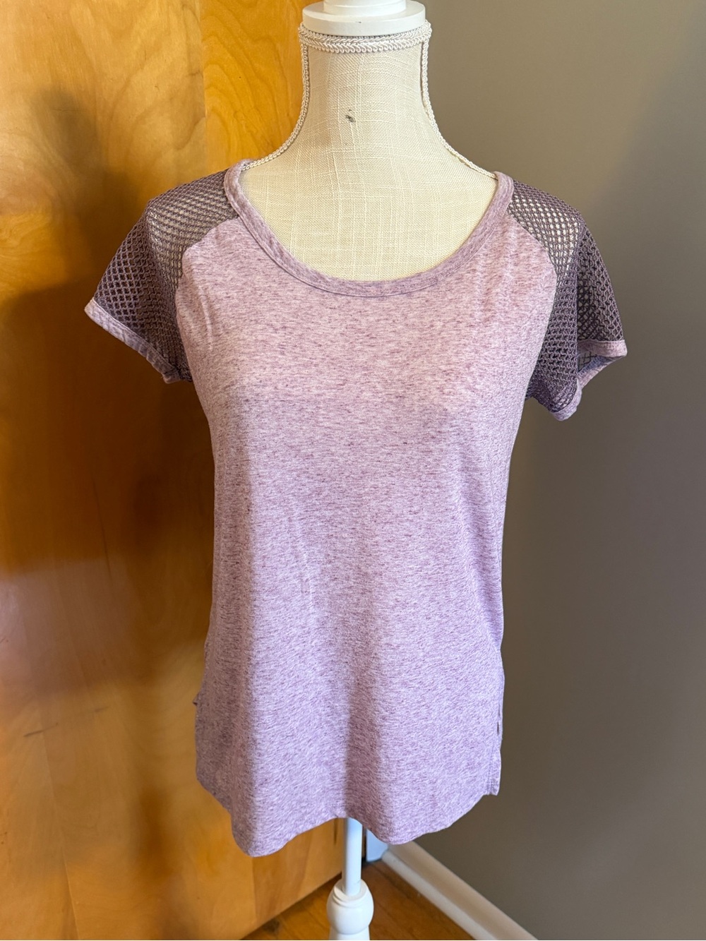 RBX Lavender Mesh Sleeve Tee